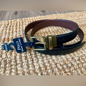 NWT Men’s Reversible Leather Polo Ralph Lauren Belt